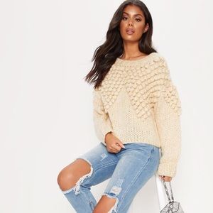 Stone Bobble Knit Sweater